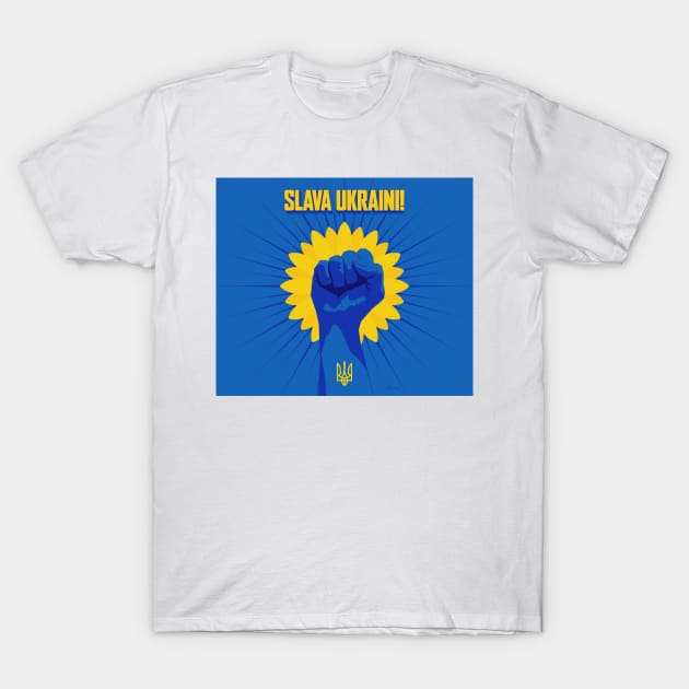 Slava Ukraini! T-Shirt by Tunstall